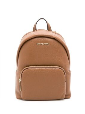 Michael Kors Chestnut Pebbled Leather Mini Backpack with Gold Hardware